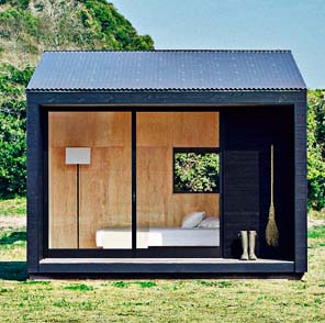 Casa hiper minimalista pré-fabricada