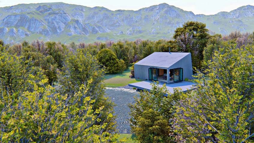 Casa Prefabricada de Una Finca