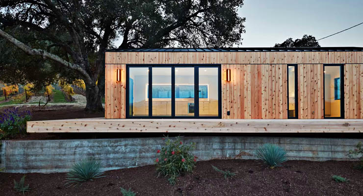 Casa prefabricada emplazada en Lorca, España